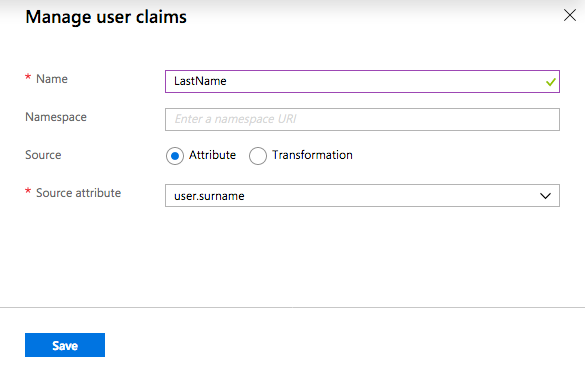 LastName Attribute