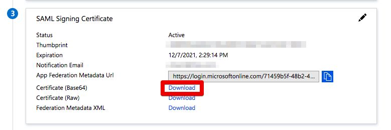 Download certificate